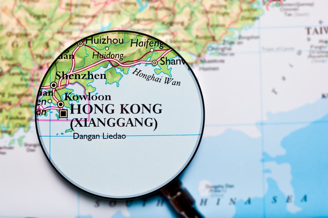 Hong Kong, China map